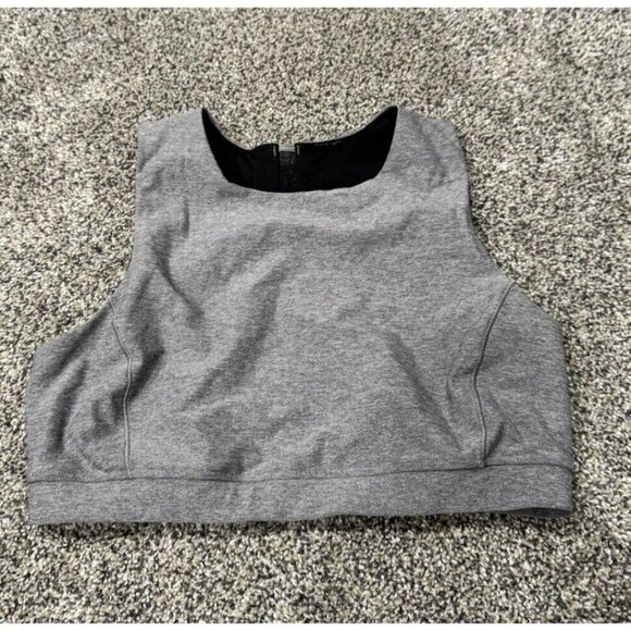 Lululemon Short Stop Bra Heathered Slate Size 8 EUC - Picture 2 of 4